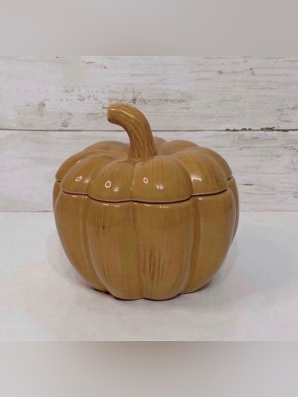 Vintage NEW Pumpkin Serving Bowl/Cookie Jar